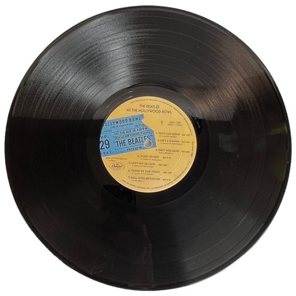 The BEATLES At The Hollywood Bowl Vinyl LP Record Album 1977  Tested SMAS 11638 - Picture 2 of 9